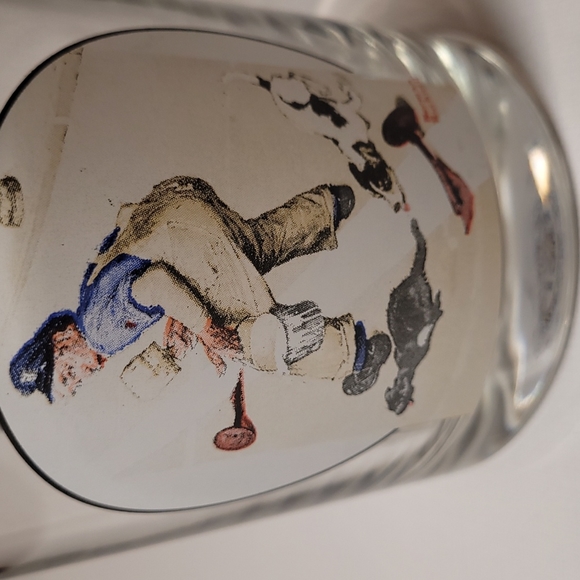The Saturday evening post Norman Rockwell glass ware collection Oct 2.1937 - Picture 4 of 5